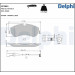 Delphi | Bremsbelagsatz, Scheibenbremse | LP2661 Delphi | Bremsbelagsatz, Scheibenbremse | LP2661
