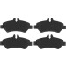 TRW Bremsbelagsatz, Scheibenbremse COTEC GDB1697