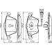 BOSCH | Bremsbelagsatz, Scheibenbremse | 0 986 494 550 BOSCH | Bremsbelagsatz, Scheibenbremse | 0 986 494 550