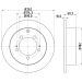 Hella Bremsscheibe PRO 8DD 355 118-661