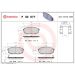 Brembo Bremsbelagsatz, Scheibenbremse PRIME LINE P 30 077 Brembo Bremsbelagsatz, Scheibenbremse PRIME LINE P 30 077