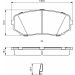 BOSCH Bremsbelagsatz, Scheibenbremse 0 986 494 879