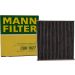 MANN-FILTER CUK 1827 Innenraumfilter, Aktivkohlefilter