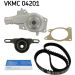 SKF Wasserpumpe + Zahnriemensatz VKMC 04201