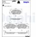Delphi Bremsbelagsatz, Scheibenbremse LP2048 Delphi Bremsbelagsatz, Scheibenbremse LP2048