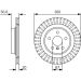 BOSCH Bremsscheibe 0 986 479 C95