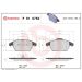 Brembo Bremsbelagsatz, Scheibenbremse XTRA LINE P 61 076X Brembo Bremsbelagsatz, Scheibenbremse XTRA LINE P 61 076X