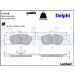 Delphi Bremsbelagsatz, Scheibenbremse LP3166 Delphi Bremsbelagsatz, Scheibenbremse LP3166