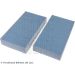 Blue Print Filtersatz, Innenraumluft ADH22511