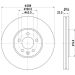 Bremsscheibe 8DD 355 104-331 Bremsscheibe 8DD 355 104-331