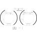 Bremsbackensatz 8DB 355 005-091 Bremsbackensatz 8DB 355 005-091