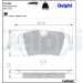 Delphi Bremsbelagsatz, Scheibenbremse LP2508 Delphi Bremsbelagsatz, Scheibenbremse LP2508