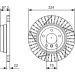 Bremsscheibe 0 986 479 A78 Bremsscheibe 0 986 479 A78