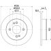 Bremsscheibe 8DD 355 126-491 Bremsscheibe 8DD 355 126-491