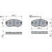 BOSCH Bremsbelagsatz, Scheibenbremse 0 986 494 048 BOSCH Bremsbelagsatz, Scheibenbremse 0 986 494 048