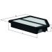 Knecht Luftfilter LX 3007