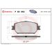 Brembo Bremsbelagsatz, Scheibenbremse PRIME LINE P 83 062 Brembo Bremsbelagsatz, Scheibenbremse PRIME LINE P 83 062