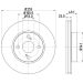 Bremsscheibe 8DD 355 110-431 Bremsscheibe 8DD 355 110-431
