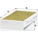 MANN-FILTER FP 23 015-2 Innenraumfilter FreciousPlus Aktivkohlefilter mit Polyphenol, antibakteriell, Feinstaubfilter (PM 2.5)