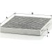 MANN-FILTER CUK 2227 Innenraumfilter, Aktivkohlefilter