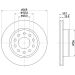 Bremsscheibe 8DD 355 103-851 Bremsscheibe 8DD 355 103-851
