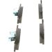 BOSCH Bremsbelagsatz, Scheibenbremse 0 986 494 824