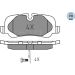 Bremsbelagsatz, Scheibenbremse 025 241 9217/PD