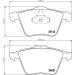 Hella Pagid Bremsbelagsatz, Scheibenbremse 8DB 355 013-001 Hella Pagid Bremsbelagsatz, Scheibenbremse 8DB 355 013-001