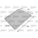 Valeo Filter, Innenraumluft VALEO ESSENTIAL 698701