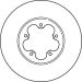 Bremsscheibe DF2389S Bremsscheibe DF2389S
