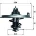 Mahle Thermostat, Kühlmittel BEHR TX 36 85D
