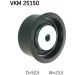 SKF Umlenk-/Führungsrolle, Zahnriemen VKM 25150