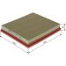 BOSCH F 026 400 111 Luftfilter BOSCH F 026 400 111 Luftfilter