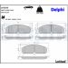 Delphi Bremsbelagsatz, Scheibenbremse LP2033 Delphi Bremsbelagsatz, Scheibenbremse LP2033