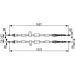 BOSCH Seilzug, Feststellbremse 1 987 477 301 BOSCH Seilzug, Feststellbremse 1 987 477 301