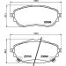 Hella Bremsbelagsatz, Scheibenbremse 8DB 355 020-281