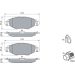 BOSCH Bremsbelagsatz, Scheibenbremse 0 986 494 039 BOSCH Bremsbelagsatz, Scheibenbremse 0 986 494 039