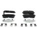 BOSCH Bremsbelagsatz, Scheibenbremse 0 986 494 608 BOSCH Bremsbelagsatz, Scheibenbremse 0 986 494 608