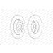 Bremsscheibe DDF2506C