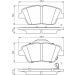 BOSCH Bremsbelagsatz, Scheibenbremse 0 986 494 755 BOSCH Bremsbelagsatz, Scheibenbremse 0 986 494 755