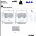 Delphi Bremsbelagsatz, Scheibenbremse LP2191 Delphi Bremsbelagsatz, Scheibenbremse LP2191