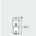 Osram Glühlampe, Schlussleuchte Original 24V 5W Metallsockel ORIGINAL 5626