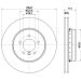 Bremsscheibe 8DD 355 120-981 Bremsscheibe 8DD 355 120-981