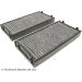 Blue Print Filtersatz, Innenraumluft ADB112501