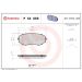 Brembo Bremsbelagsatz, Scheibenbremse PRIME LINE P 54 059 Brembo Bremsbelagsatz, Scheibenbremse PRIME LINE P 54 059