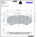 Delphi Bremsbelagsatz, Scheibenbremse LP2232 Delphi Bremsbelagsatz, Scheibenbremse LP2232