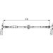 BOSCH Bremsschlauch 1 987 481 397