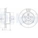 Delphi Bremsscheibe BG3533