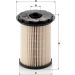 Mann-Filter Kraftstofffilter PU 731 X Mann-Filter Kraftstofffilter PU 731 X