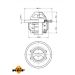 Thermostat, Kühlmittel 725089 Thermostat, Kühlmittel 725089